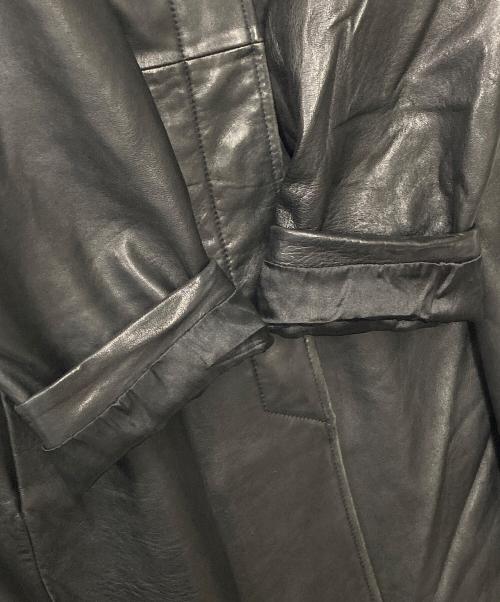 AVENUE（アヴニュー）AVENUE (アヴニュー) レザーコート ブラック サイズ:不明の古着・服飾アイテム