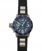 SEALANEシーレーン）の古着「腕時計 クォーツ ラバーベルト 2415」｜ブラック