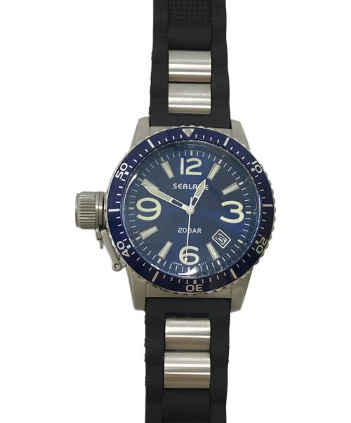 SEALANE（シーレーン）SEALANE (シーレーン) 腕時計 クォーツ ラバーベルト 2415 ブラックの古着・服飾アイテム