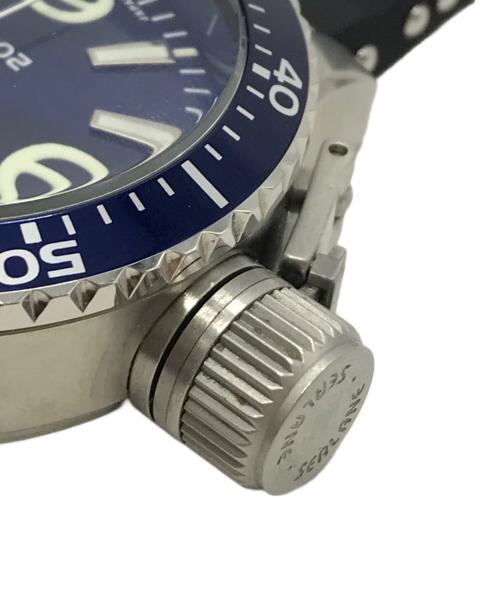 SEALANE（シーレーン）SEALANE (シーレーン) 腕時計 クォーツ ラバーベルト 2415 ブラックの古着・服飾アイテム