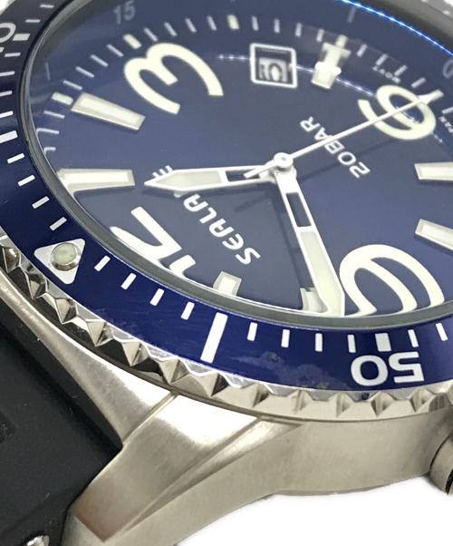 SEALANE（シーレーン）SEALANE (シーレーン) 腕時計 クォーツ ラバーベルト 2415 ブラックの古着・服飾アイテム