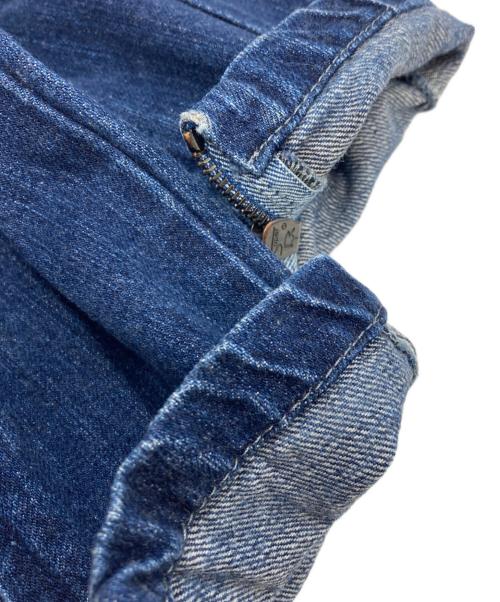 DIESEL Black Gold（ディーゼル ブラック ゴールド）DIESEL Black Gold (ディーゼル ブラック ゴールド) 変形 ワイドデニムパンツ インディゴ サイズ:66cm (W26)の古着・服飾アイテム