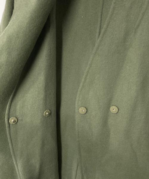 Ameri（アメリ）AMERI (アメリ) UNDRESSED FRILL COLLAR COAT グリーン サイズ:Sの古着・服飾アイテム