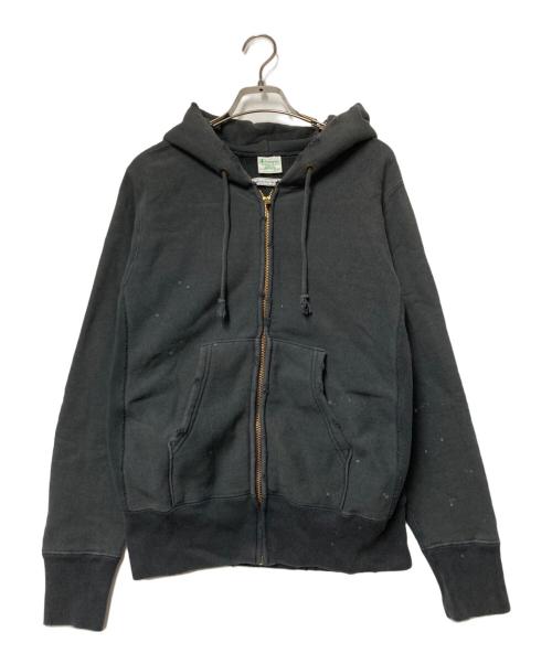 Ron Herman（ロンハーマン）Ron Herman Champion REVERSE WEAVE (チャンピオン リバース ウィーブ) 別注 ダメージ加工スウェットパーカー Ron Herman Champion REVERSE WEAVE グレー サイズ:MEDIUMの古着・服飾アイテム