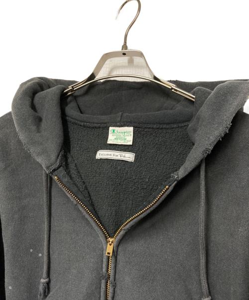 Ron Herman（ロンハーマン）Ron Herman Champion REVERSE WEAVE (チャンピオン リバース ウィーブ) 別注 ダメージ加工スウェットパーカー Ron Herman Champion REVERSE WEAVE グレー サイズ:MEDIUMの古着・服飾アイテム