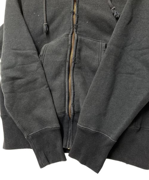 Ron Herman（ロンハーマン）Ron Herman Champion REVERSE WEAVE (チャンピオン リバース ウィーブ) 別注 ダメージ加工スウェットパーカー Ron Herman Champion REVERSE WEAVE グレー サイズ:MEDIUMの古着・服飾アイテム