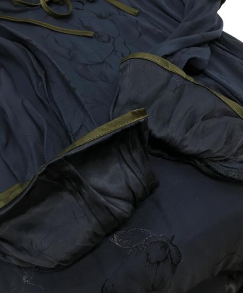 sahara（サハラ）sahara (サハラ) Piping Flower Dress フラワードレス 01-OP009-22-03 ネイビー サイズ:-の古着・服飾アイテム