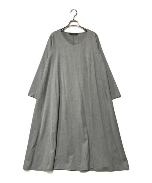 mizuiro-ind（ミズイロインド）mizuiro-ind (ミズイロインド) 長袖ワンピース グレー サイズ:-の古着・服飾アイテム