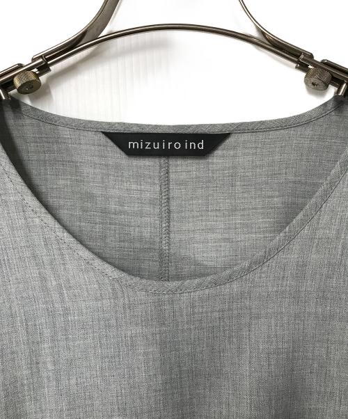 mizuiro-ind（ミズイロインド）mizuiro-ind (ミズイロインド) 長袖ワンピース グレー サイズ:-の古着・服飾アイテム