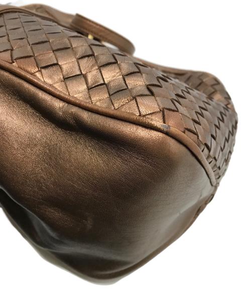 BALLY（バリー）BALLY (バリー) イントレチャート巾着ショルダーバッグ ブラウンの古着・服飾アイテム