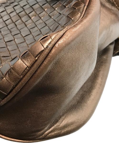 BALLY（バリー）BALLY (バリー) イントレチャート巾着ショルダーバッグ ブラウンの古着・服飾アイテム