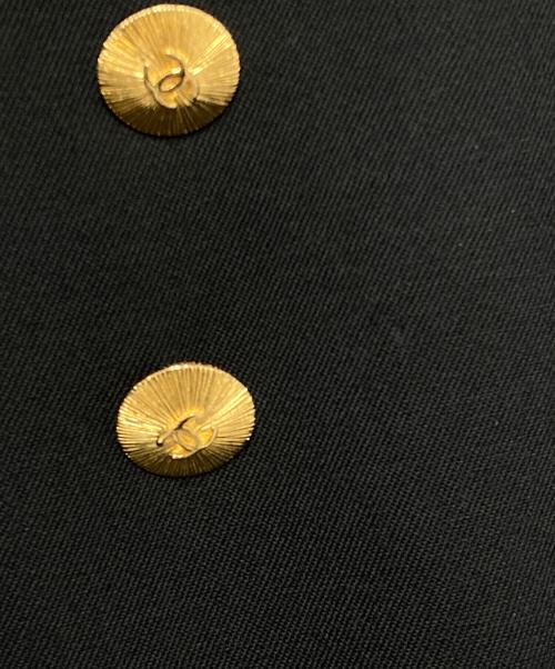 CHANEL（シャネル）CHANEL (シャネル) 金釦 ウールスカート ブラック サイズ:34の古着・服飾アイテム