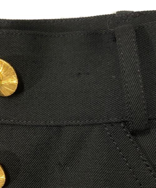 CHANEL（シャネル）CHANEL (シャネル) 金釦 ウールスカート ブラック サイズ:34の古着・服飾アイテム