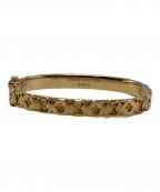 LOUIS VUITTONルイ ヴィトン）の古着「ブラスレ・リジッドピローナノグラム バングル M00779」｜ゴールド