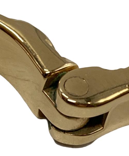 LOUIS VUITTON（ルイ ヴィトン）LOUIS VUITTON (ルイ ヴィトン) ブラスレ・リジッドピローナノグラム バングル M00779 ゴールドの古着・服飾アイテム