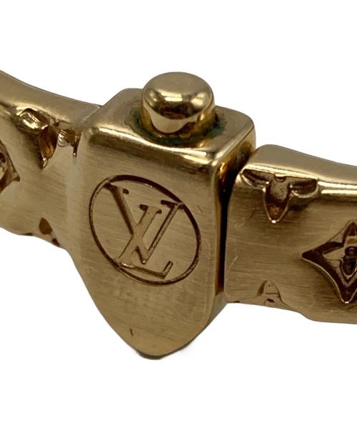 LOUIS VUITTON（ルイ ヴィトン）LOUIS VUITTON (ルイ ヴィトン) ブラスレ・リジッドピローナノグラム バングル M00779 ゴールドの古着・服飾アイテム
