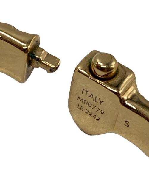 LOUIS VUITTON（ルイ ヴィトン）LOUIS VUITTON (ルイ ヴィトン) ブラスレ・リジッドピローナノグラム バングル M00779 ゴールドの古着・服飾アイテム