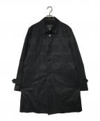 BLACK LABEL CRESTBRIDGEブラックレーベル クレストブリッジ）の古着「ライナー付ステンカラーコート」｜ブラック