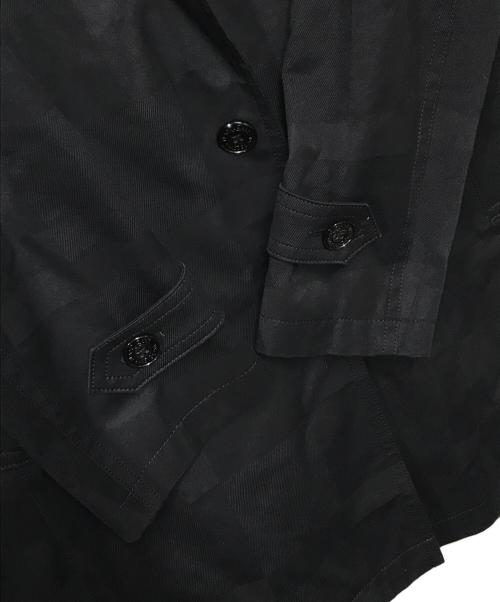 BLACK LABEL CRESTBRIDGE（ブラックレーベル クレストブリッジ）BLACK LABEL CRESTBRIDGE (ブラックレーベル クレストブリッジ) ライナー付ステンカラーコート ブラック サイズ:LLの古着・服飾アイテム