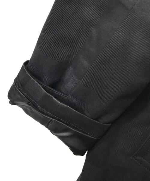 BLACK LABEL CRESTBRIDGE（ブラックレーベル クレストブリッジ）BLACK LABEL CRESTBRIDGE (ブラックレーベル クレストブリッジ) ライナー付ステンカラーコート ブラック サイズ:LLの古着・服飾アイテム