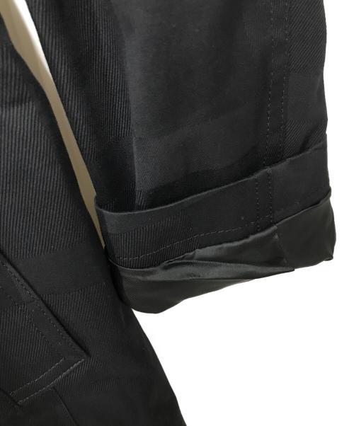 BLACK LABEL CRESTBRIDGE（ブラックレーベル クレストブリッジ）BLACK LABEL CRESTBRIDGE (ブラックレーベル クレストブリッジ) ライナー付ステンカラーコート ブラック サイズ:LLの古着・服飾アイテム