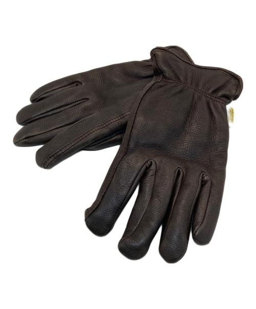 SULLIVAN GLOVE（サリバングローブ）SULLIVAN GLOVE (サリバングローブ) レザーグローブ ブラウンの古着・服飾アイテム