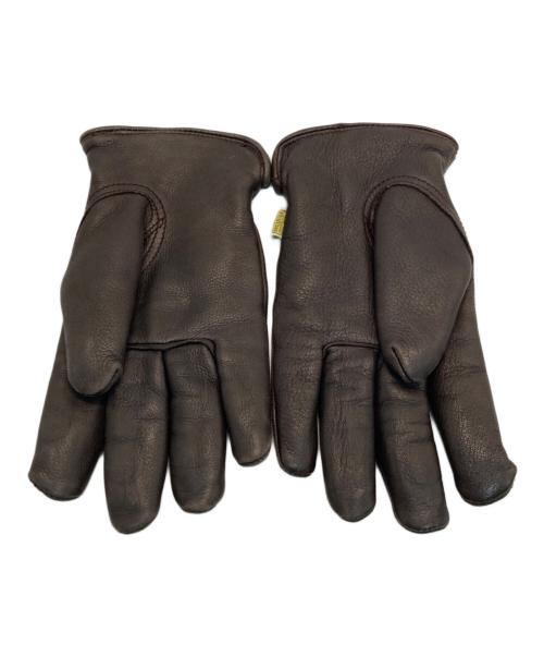 SULLIVAN GLOVE（サリバングローブ）SULLIVAN GLOVE (サリバングローブ) レザーグローブ ブラウンの古着・服飾アイテム