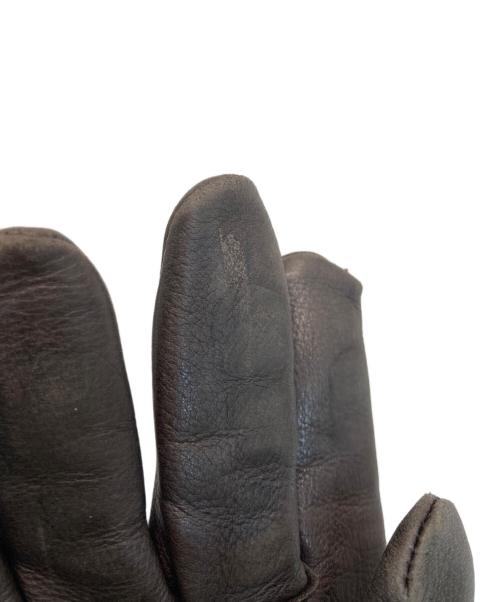 SULLIVAN GLOVE（サリバングローブ）SULLIVAN GLOVE (サリバングローブ) レザーグローブ ブラウンの古着・服飾アイテム