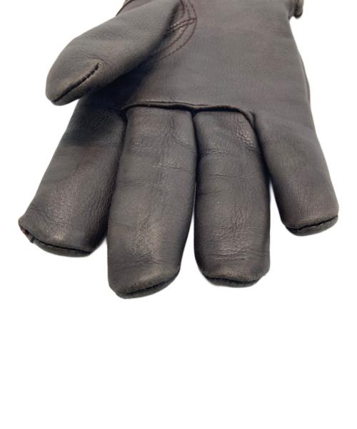 SULLIVAN GLOVE（サリバングローブ）SULLIVAN GLOVE (サリバングローブ) レザーグローブ ブラウンの古着・服飾アイテム