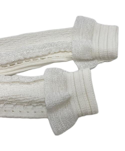 3.1 phillip lim（スリーワンフィリップリム）3.1 phillip lim (スリーワンフィリップリム) Long Sleeve Pointelle Lace Dress アイボリー サイズ:ＸＳの古着・服飾アイテム