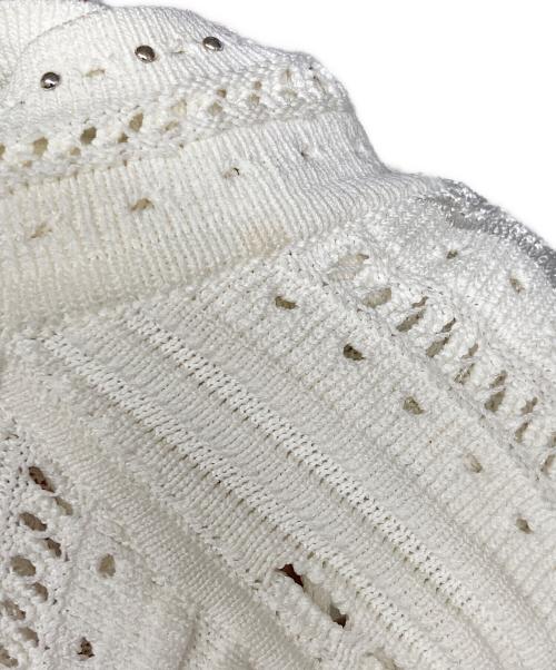 3.1 phillip lim（スリーワンフィリップリム）3.1 phillip lim (スリーワンフィリップリム) Long Sleeve Pointelle Lace Dress アイボリー サイズ:ＸＳの古着・服飾アイテム