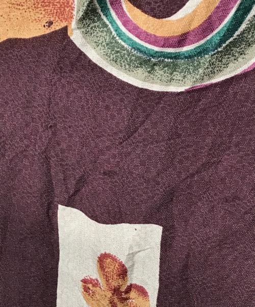 GOOUCH（グーチ）GOOUCH (グーチ) シルク総柄シャツ 90ｓ パープル サイズ:XLの古着・服飾アイテム