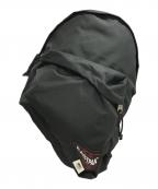 MM6 Maison Margiela×EASTPAKエムエムシックスメゾンマルジェラ×イーストパック）の古着「DRIPPING PAK'R ダブルネームバックパック」｜ブラック