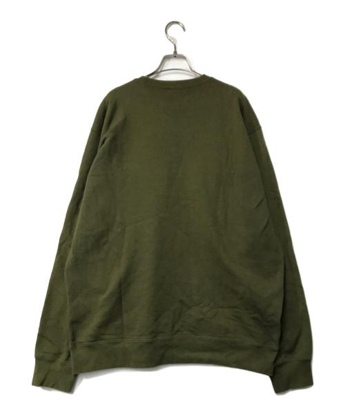SUPREME（シュプリーム）SUPREME (シュプリーム) Timberland (ティンバーランド) Crewneck スウェットシャツ オリーブ サイズ:XLの古着・服飾アイテム