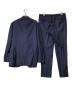 Ermenegildo Zegna (エルメネジルド・ゼニア) ストライプセットアップスーツ ネイビー サイズ:SIZE 50-6DROP（waist84cm)：10000円
