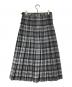 O'NEIL OF DUBLIN (オニールオブダブリン) チェックプリーツラップスカート グレー×ブルー サイズ:GB 10/F 38/D 36/I 42/US 8：10000円