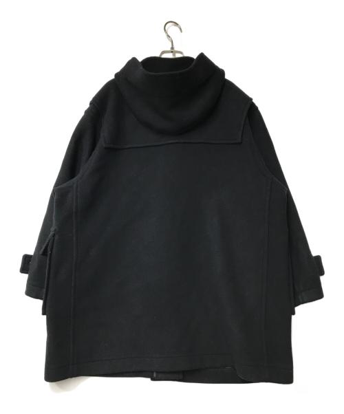 MONTGOMERY（モンゴメリー）MONTGOMERY (モンゴメリー) スーパー140's ウールパイルメルトン ダッフルコート ブラック サイズ:2の古着・服飾アイテム