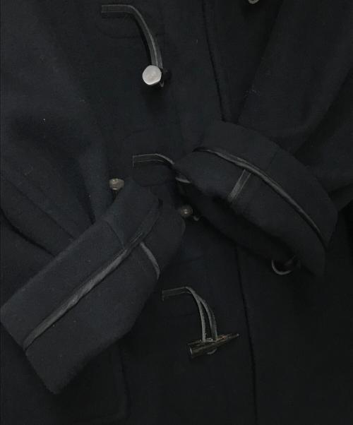 MONTGOMERY（モンゴメリー）MONTGOMERY (モンゴメリー) スーパー140's ウールパイルメルトン ダッフルコート ブラック サイズ:2の古着・服飾アイテム