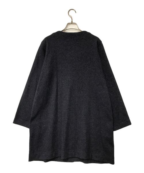 nest Robe（ネストローブ）nest Robe (ネストローブ) ノーカラーコート ネイビー サイズ:FREEの古着・服飾アイテム