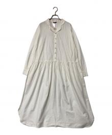 ichi（イチ）の古着「コットンシャツワンピース」｜アイボリー