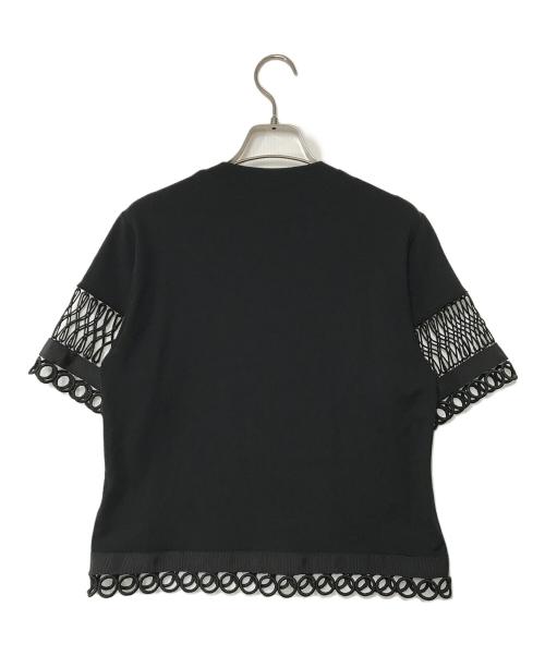 UN3D.（アンスリード）UN3D. (アンスリード) レースＴシャツ ブラック サイズ:FREEの古着・服飾アイテム