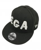 New Era×EGA-CHANNELニューエラ×）の古着「EGA CAP」｜ブラック