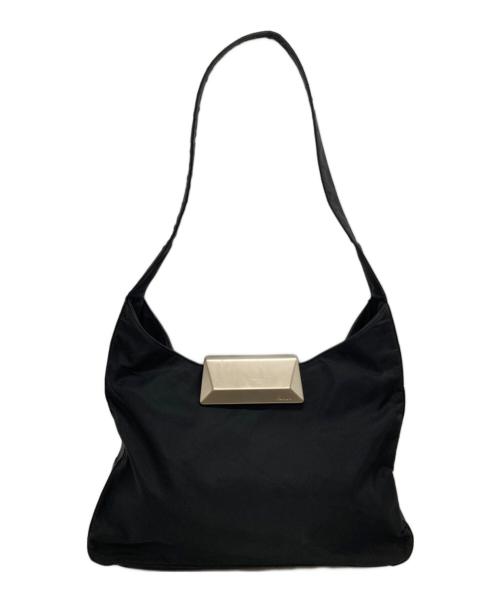 PRADA（プラダ）PRADA (プラダ) ナイロンワンショルダーバッグ ブラックの古着・服飾アイテム