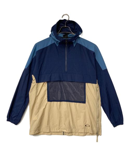OAKLEY（オークリー）OAKLEY (オークリー) アノラックパーカー ブルー×ベージュ サイズ:Mの古着・服飾アイテム