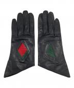 HERMESエルメス）の古着「レザーグローブ」｜ブラック