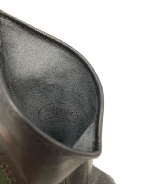 HERMES（エルメス）HERMES (エルメス) レザーグローブ ブラックの古着・服飾アイテム