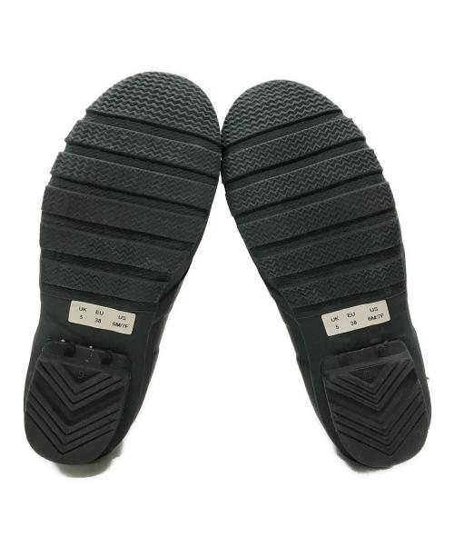 HUNTER（ハンター）HUNTER (ハンター) レースアップ ラバーブーツ W24015 ブラック×グレー サイズ:UK5/EU38の古着・服飾アイテム