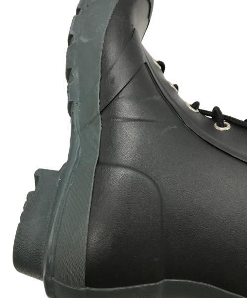 HUNTER（ハンター）HUNTER (ハンター) レースアップ ラバーブーツ W24015 ブラック×グレー サイズ:UK5/EU38の古着・服飾アイテム
