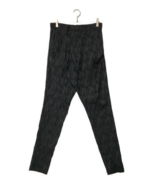 LIMI feu（リミフゥ）LIMI feu (リミフゥ) 総柄パンツ ブラック サイズ:Sの古着・服飾アイテム