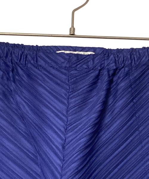 PLEATS PLEASE（プリーツプリーズ）PLEATS PLEASE (プリーツプリーズ) プリーツバルーンワイドパンツ PP51-JF801 ネイビー サイズ:3の古着・服飾アイテム
